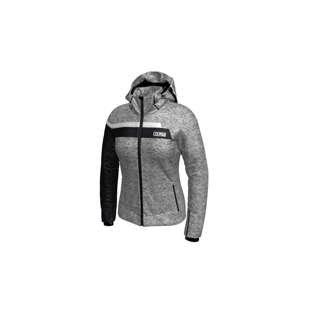 Colmar Summit Damen Ski-/Winterjacke, grau meliert