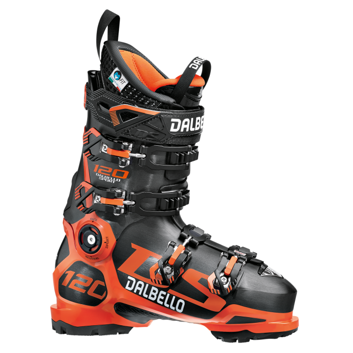 Dalbello DS 120 MS Herren Skischuh, schwarz/orange