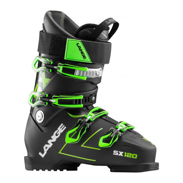 Lange SX 120 Skischuhe, schwarz/grün