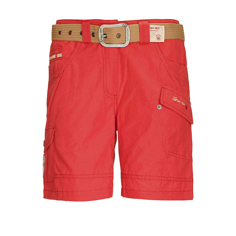 Killtec Damen Hira Casual Short mit Gürtel "Coral Rot"