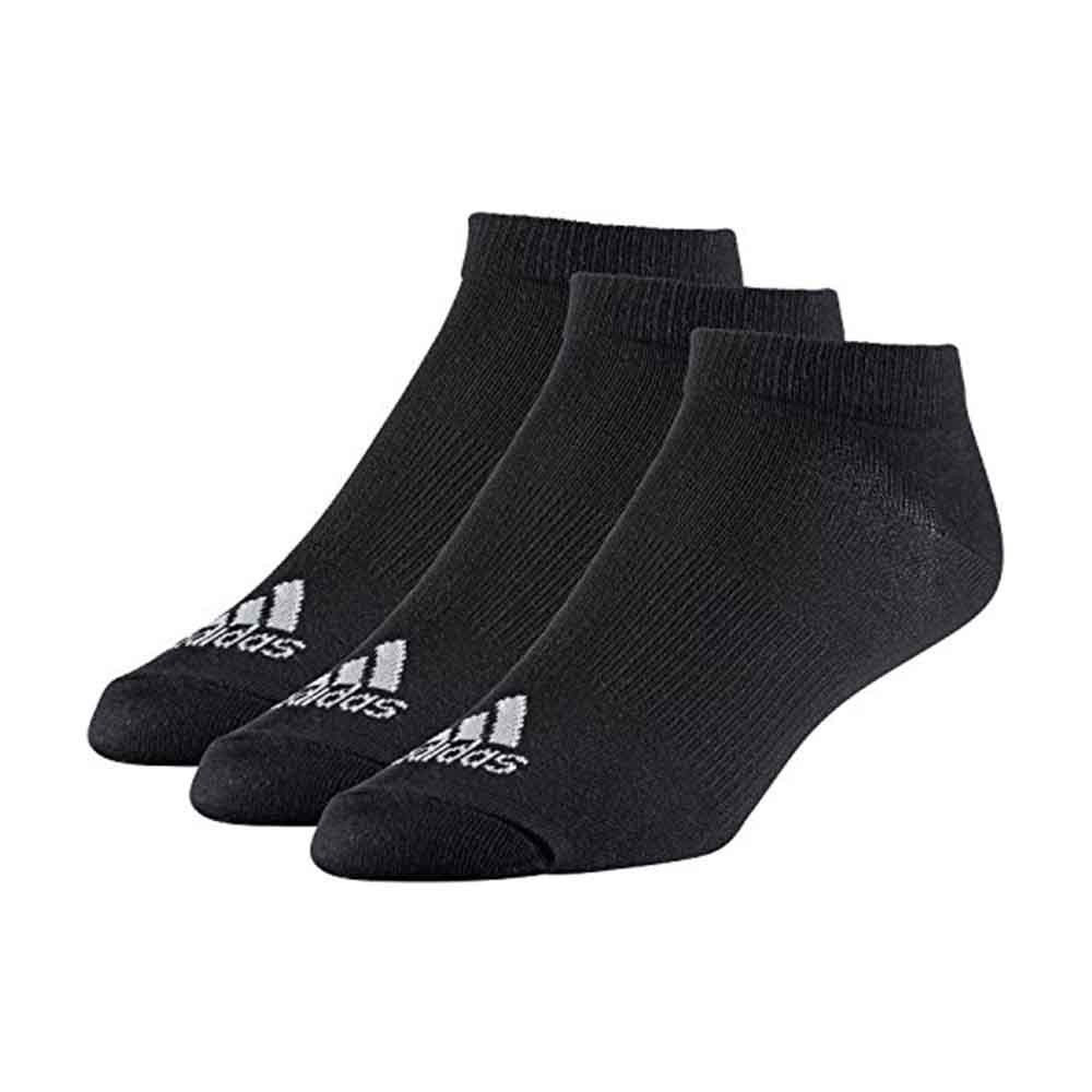 Adidas T LIN Low Socken (3 Paar), schwarz