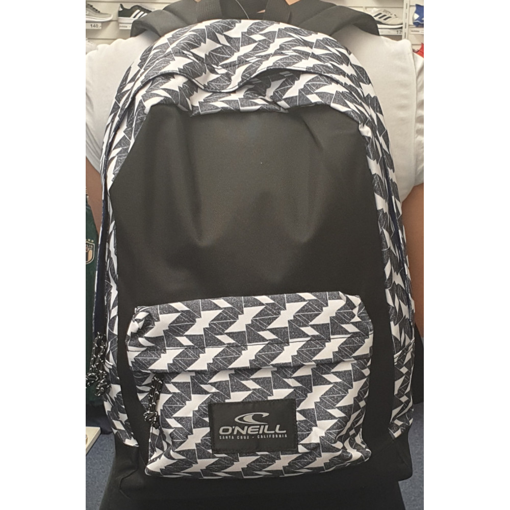 O'Neill BM Coastline Graphig Rucksack "Schwarz/Weiss"