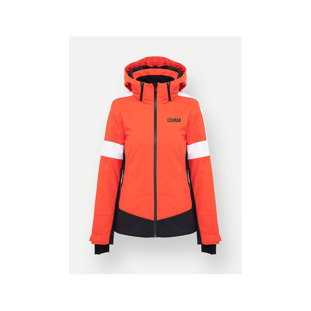 Colmar Damen Sapporo Skijacke, orange/weiss