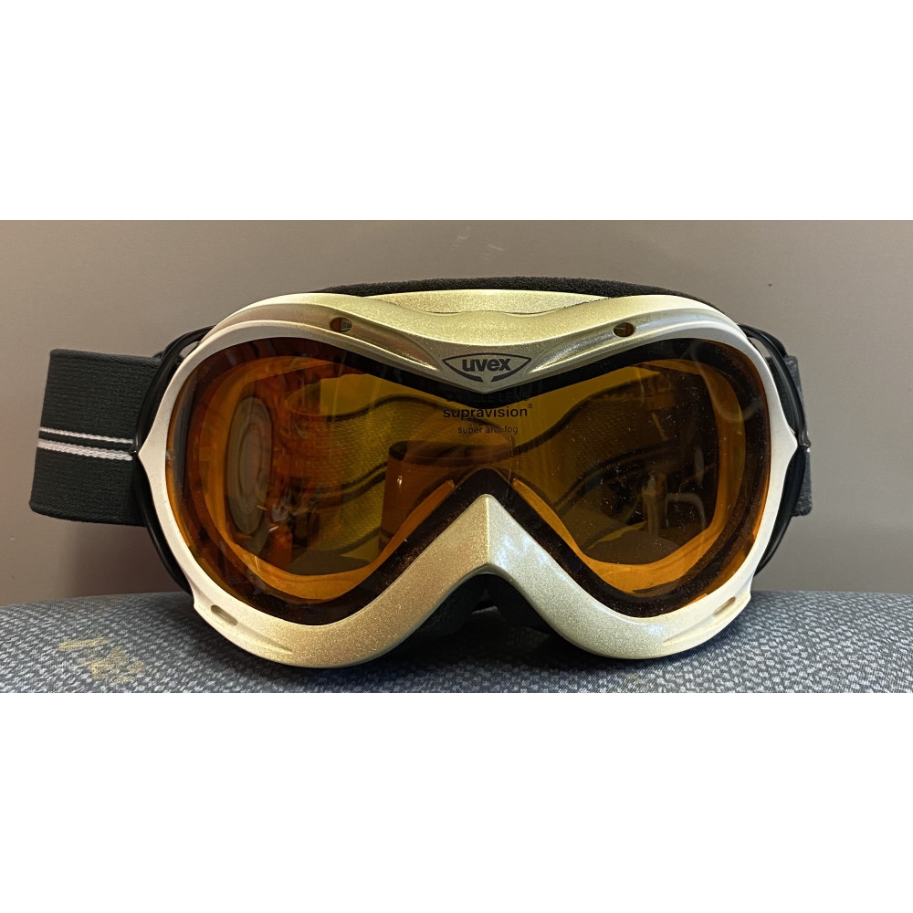 Uvex Hurricane Kinder Skibrille, gold