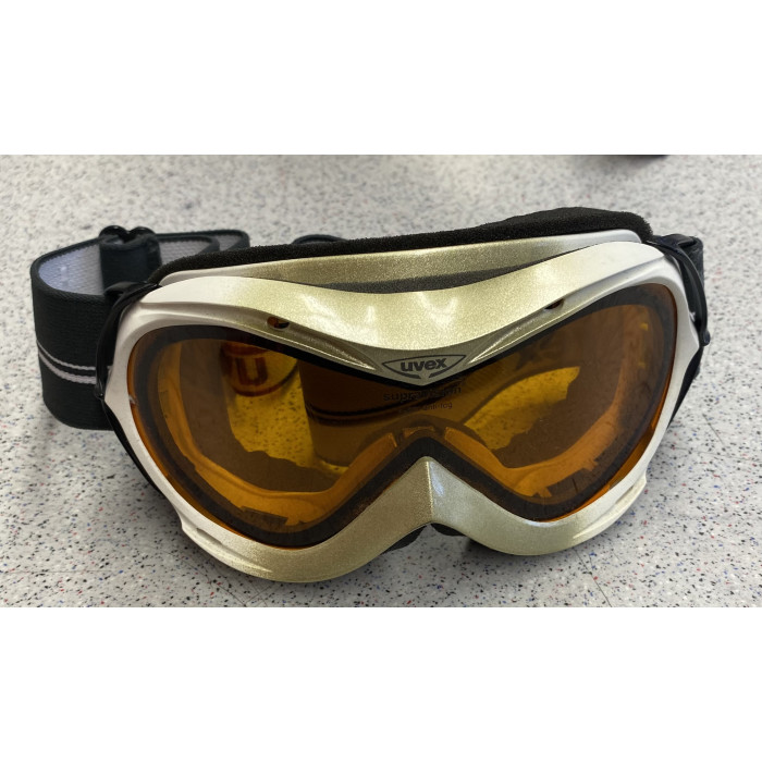 Uvex Hurricane Kinder Skibrille, gold