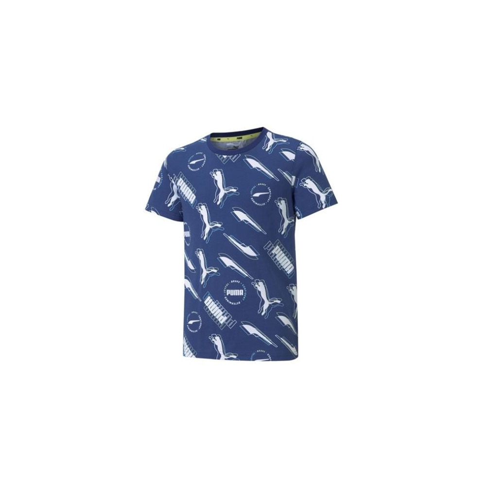 Puma Alpha Aop Kinder T-Shirt