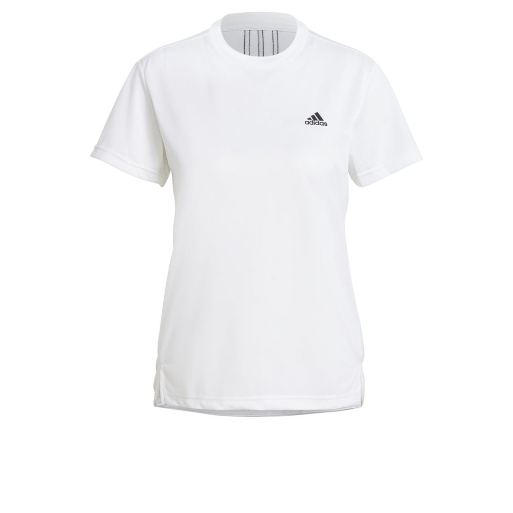 Adidas 3S Damen Sportshirt, weiss/schwarz