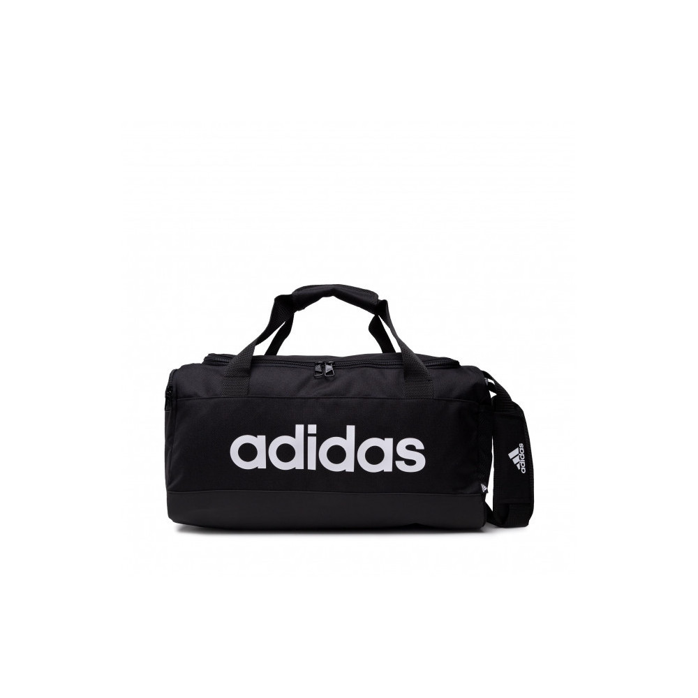 Adidas Linear Duffle Sporttasche, schwarz/weiss