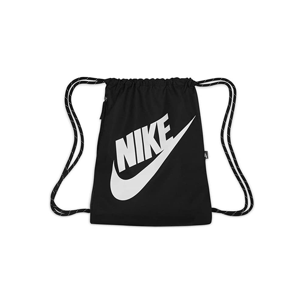 Nike Heritage Drawstring GymBag, schwarz