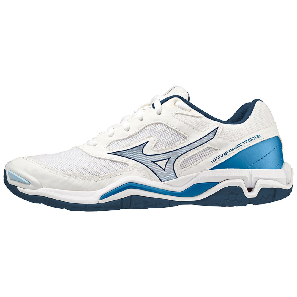 Mizuno Wave Phantom 3 M Herren Hallenschuh, weiss/blau