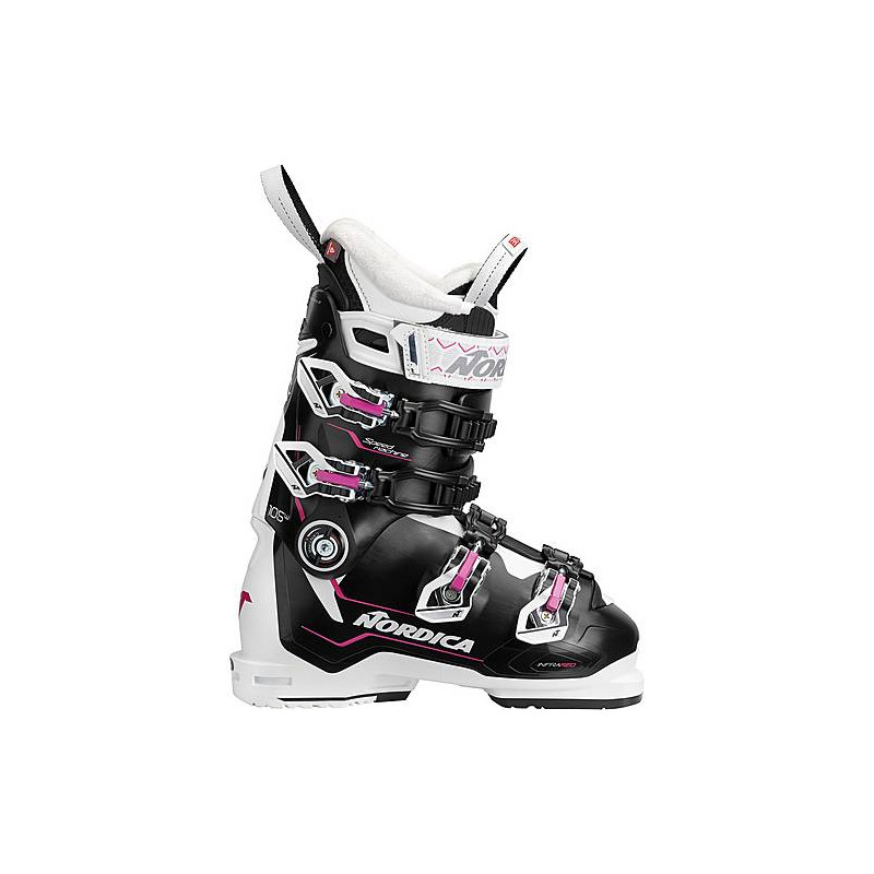 Nordica Speedmachine 105W Damen Skischuh, schwarz/weiss/pink
