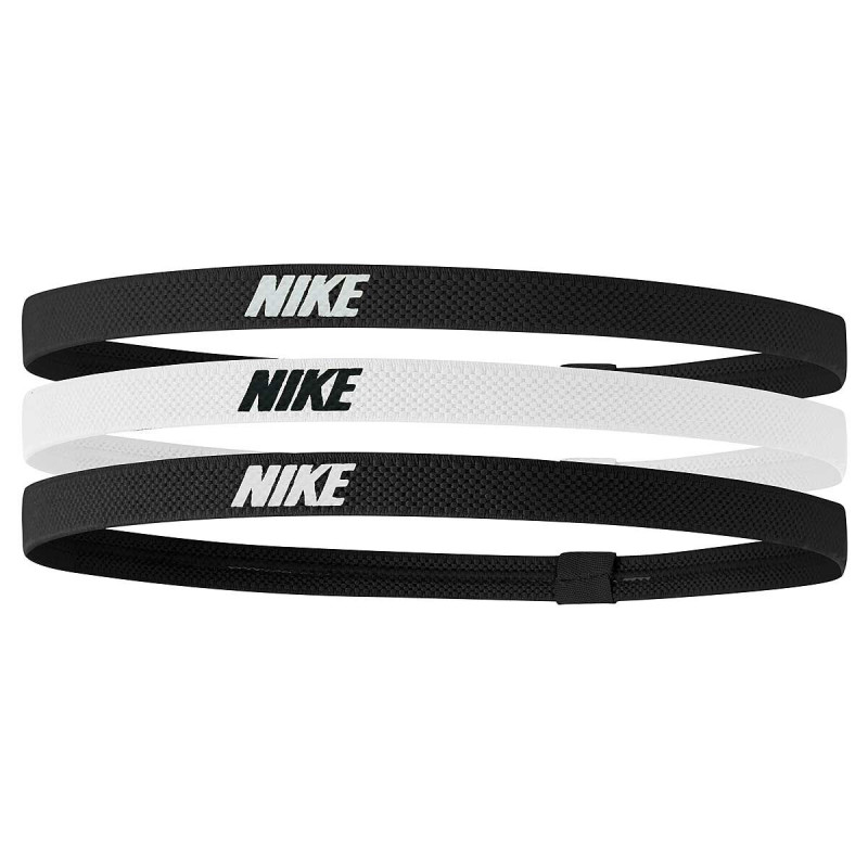 Nike Elastic Headband 3er Pack schwarz