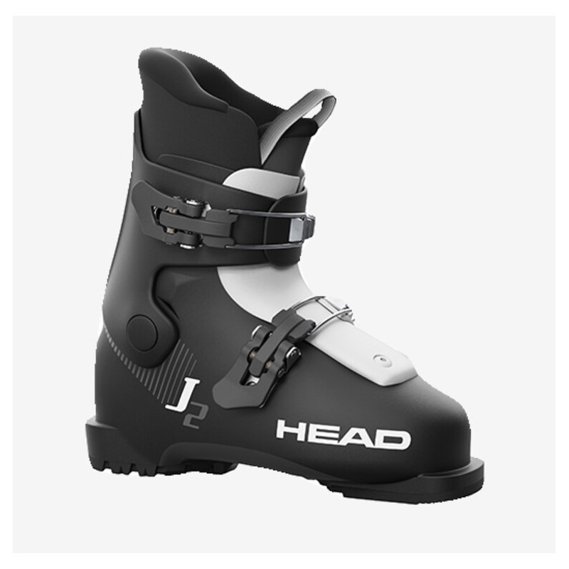 Head J2 Junior Skischuh, schwarz/weiss