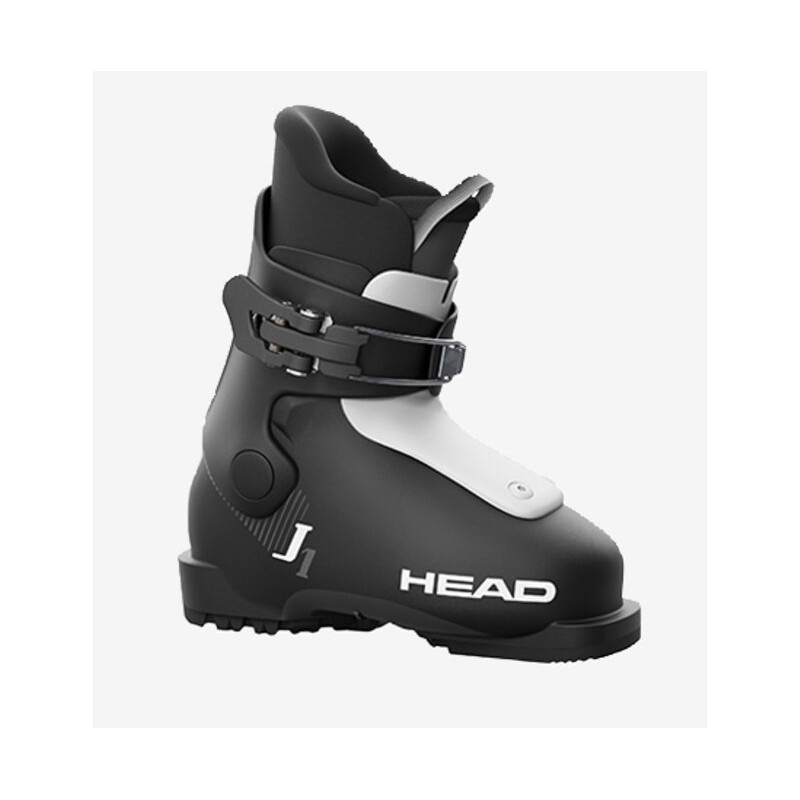 Head J1 Junior Skischuh, schwarz/weiss
