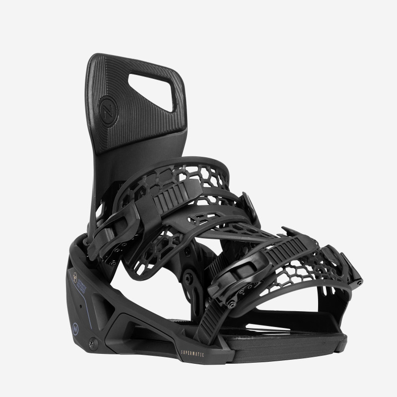 Nidecker Supermatic Snowboardbindung, schwarz/gold