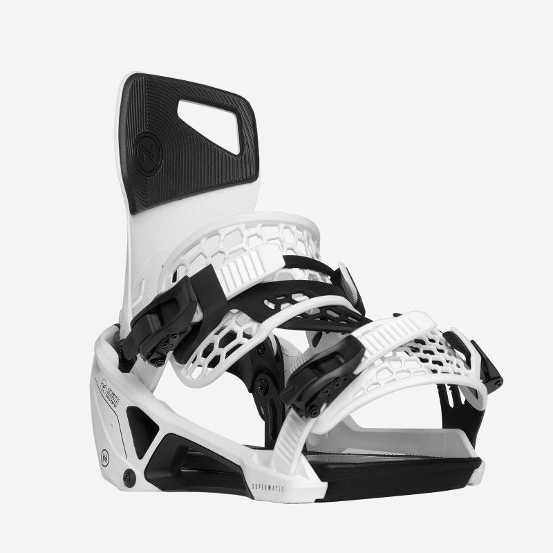 Nidecker Supermatic Snowboardbindung, weiss