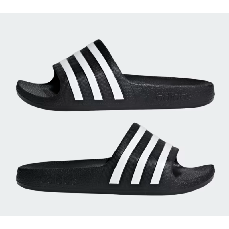 Adidas Adiletten Aqua Kids, schwarz