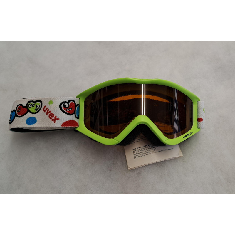 Uvex Speedy Pro Kids Skibrille, hellgrün