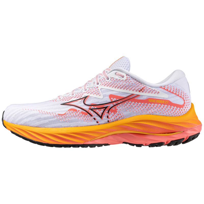 Mizuno Wave Rider 27 Damen Runningschuhe, weiss