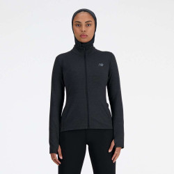 New Balance Space Dye Laufjacke Damen, schwarz