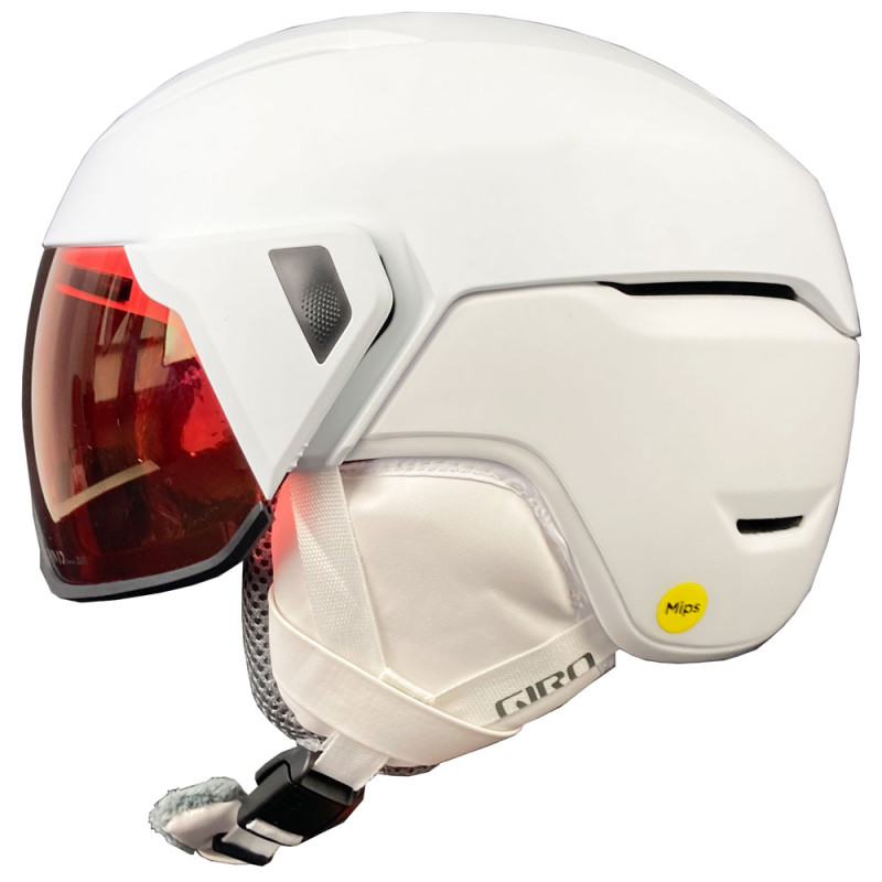 Giro Aria Spherical Mips VIVID Skihelm, weiss