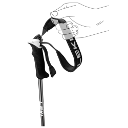 Leki Neolite Skistock, anthracite/rot