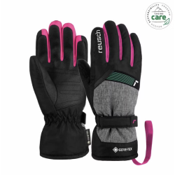 Reusch Flash Gore-Tex Handschuh Junior, schwarz/pink