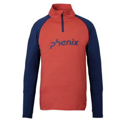 Phenix Sleeve Color Inner Herren Skishirt, rot