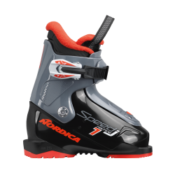 Nordica Speedmachine J1 Junior Skischuh, schwarz/rot