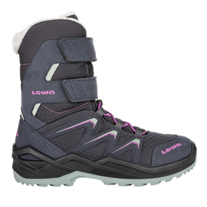 Lowa Maddox Warm GTX HI Kinder Winterschuh, stahlblau/jade