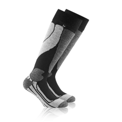 Rohner Ski Base Skisocken, schwarz/grau