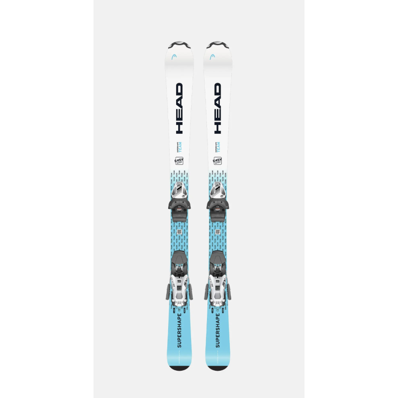 Head Supershape Team Easy JRS Junior Ski inkl. Bindung JRS 7.5 GW CA (ab 127cm), weiss/blau