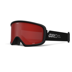 Giro Stomp Flash Kinder Skibrille, schwarz/amberscarlet
