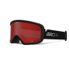 Giro Stomp Flash Kinder Skibrille, schwarz/amberscarlet