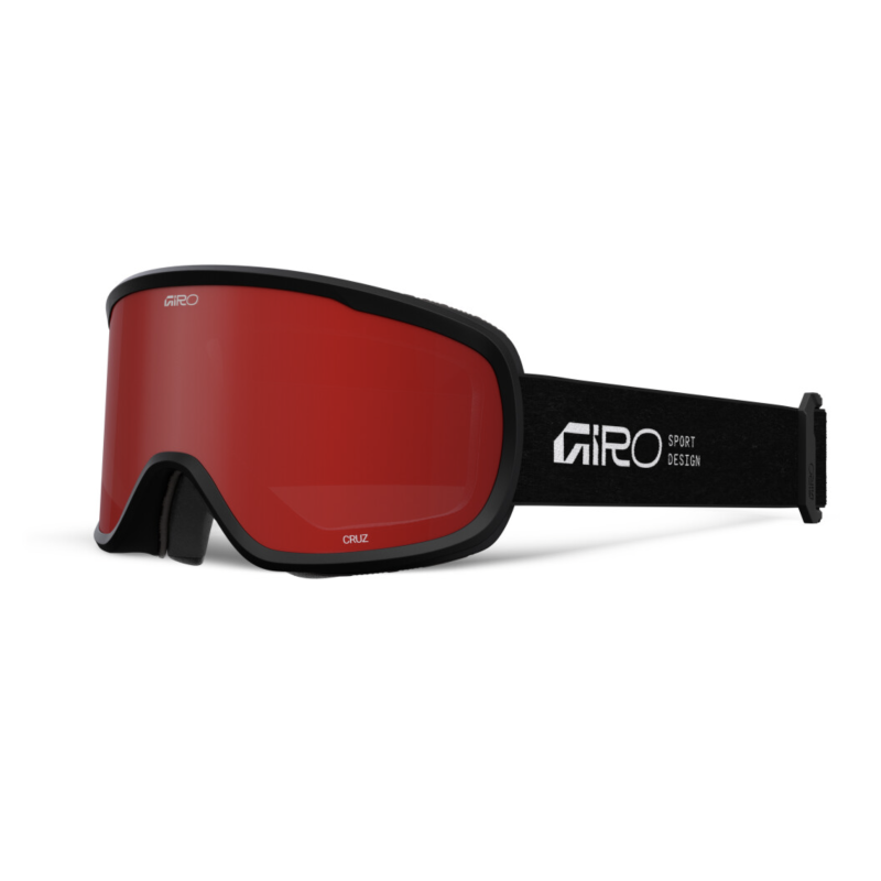 Giro Cruz Flash Skibrille, schwarz/amberscarlet