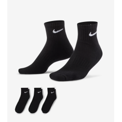 Nike Everyday Cushioned Trainings-Knöchelsocken (3 Paar), schwarz