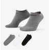 Nike Everyday Lightweight No-Show Socken (3 Paar), multicolor