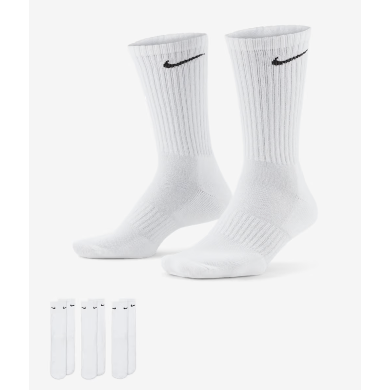 Nike Everyday Cushioned Crew Socken (3 Paar), weiss