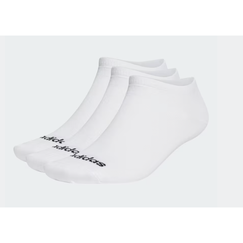 Adidas Feine Linear Low-Cut Socken (3 Paar), weiss