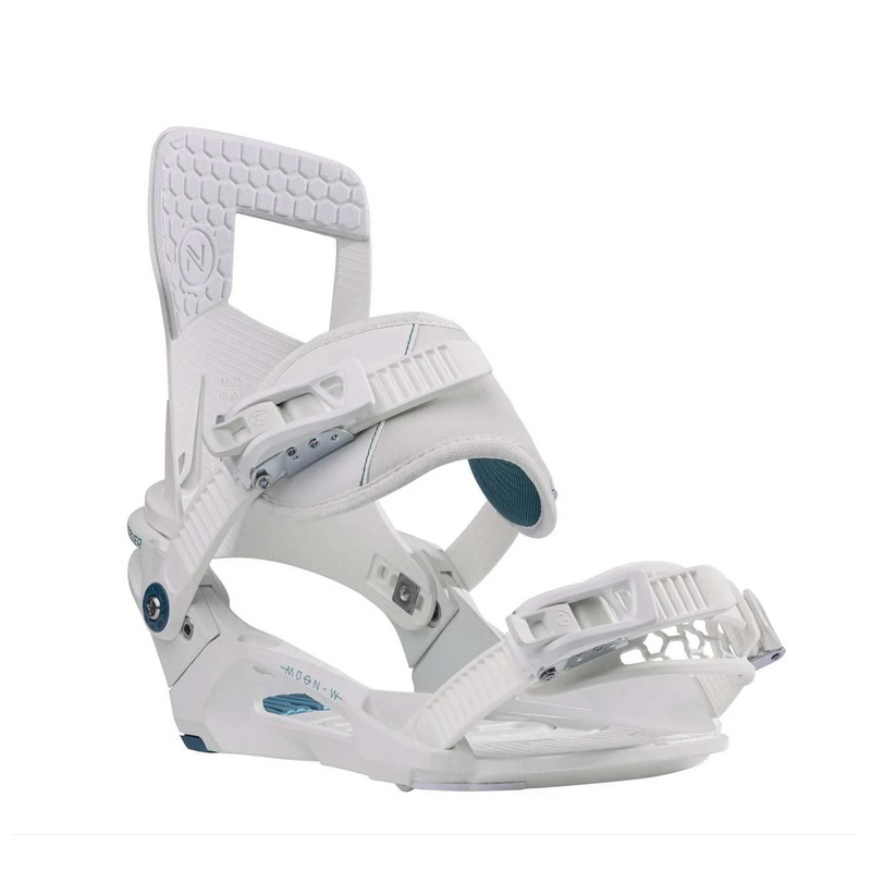 Nidecker Snowboardbindung Muon-W, weiss/blau
