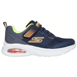 Skechers Microspec Max Advance - Squad-Pacer Junior Freizeitschuhe, blau/grau