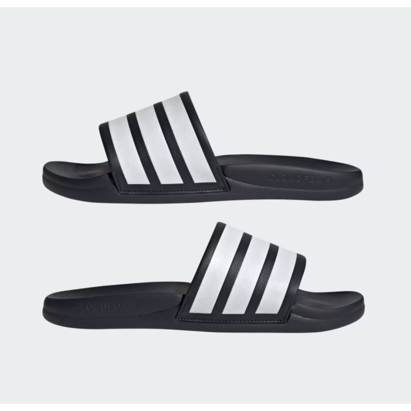 Adidas Adiletten Comfort 2.0, dunkelblau/weiss