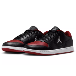 Nike Jordan Court Connect Low Freizeitschuh, schwarz/weiss/rot