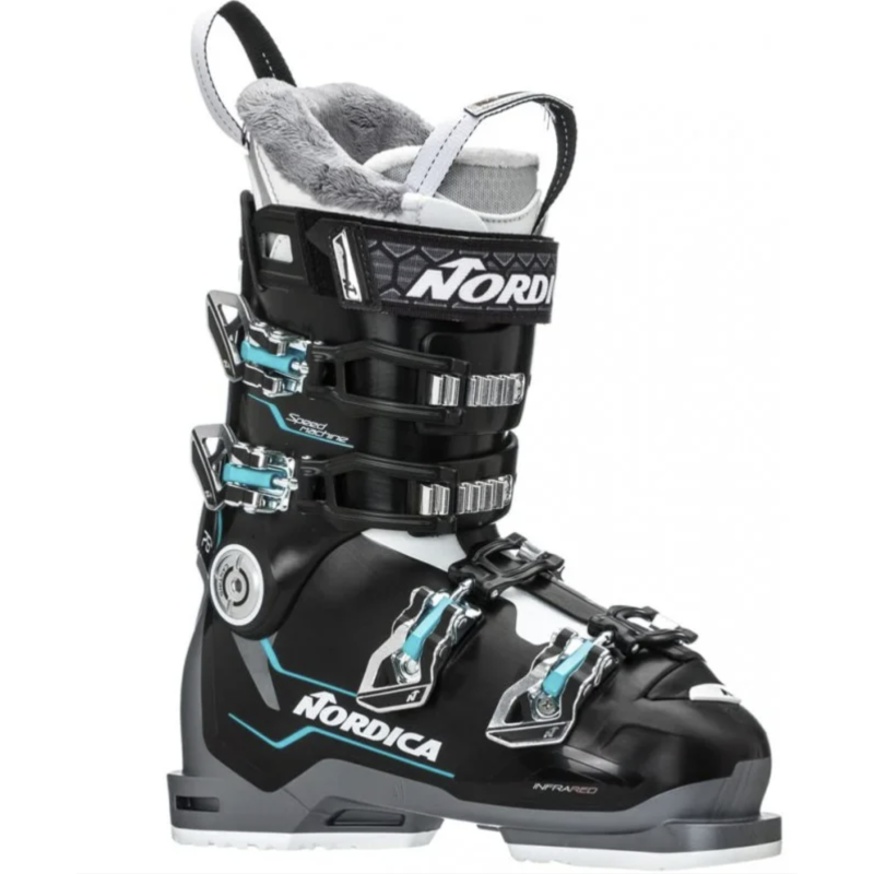 Nordica Sportmachine 75 W R Damen Skischuh, schwarz/anthrazit/hellblau