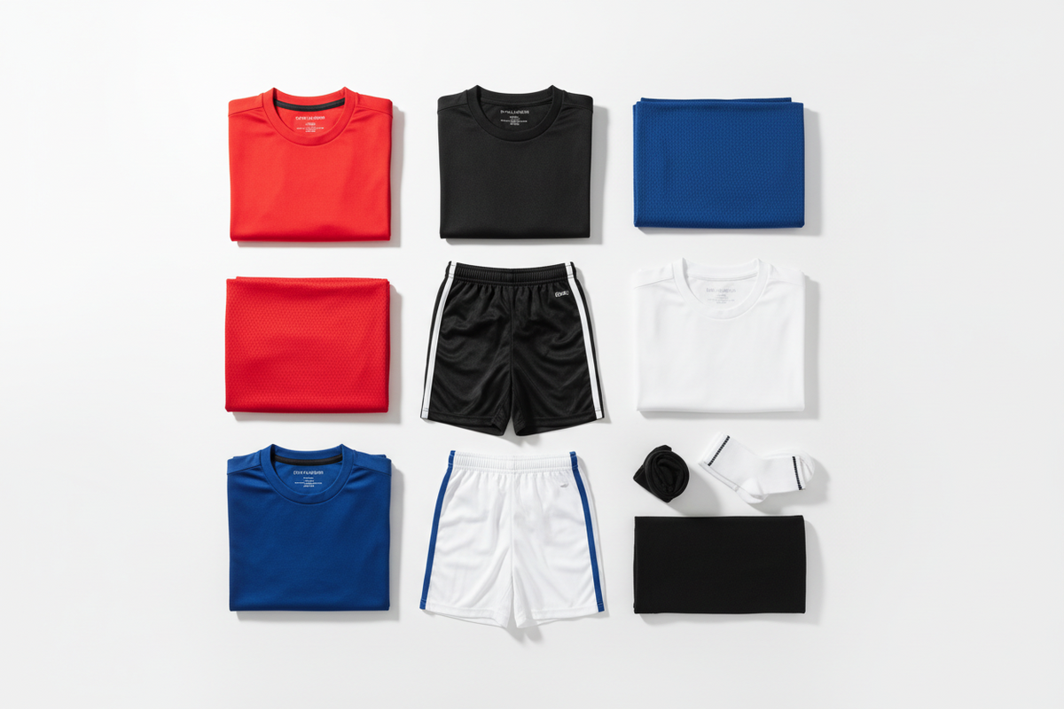 Fussball-Textilien
