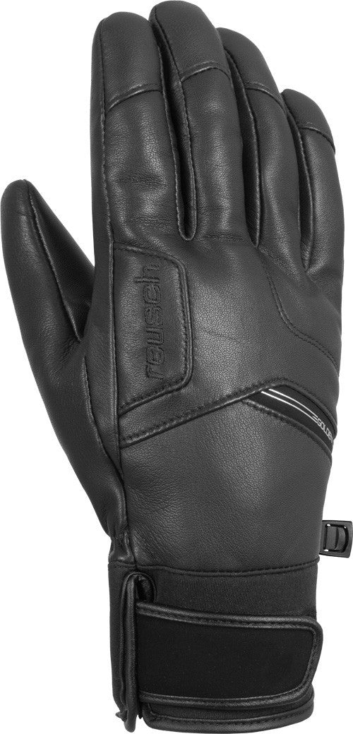 Reusch Golden Crest Leder Handschuh, schwarz