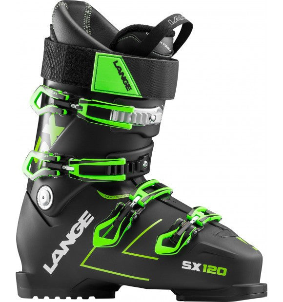 Lange SX 120 Skischuhe, schwarz/grün