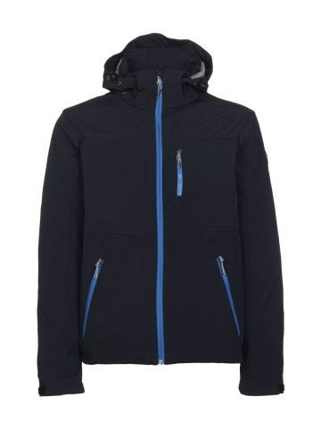 Killtec Torger Soft Shell Jacke mit abzipbarer Kapuze