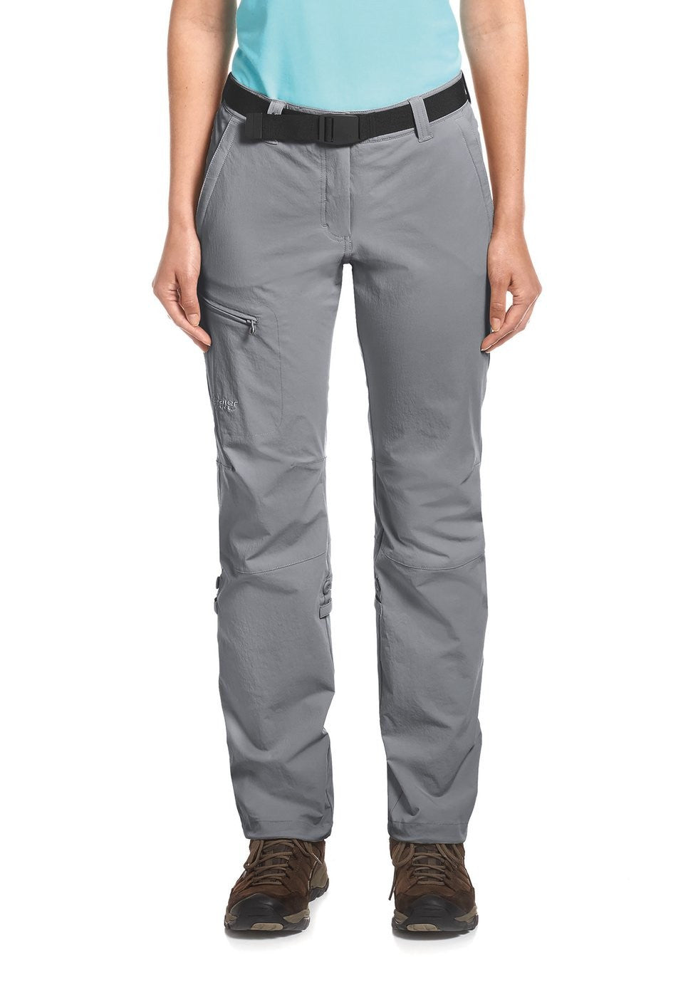 Maier Sports - Damen Roll up Wanderhose "Grau"