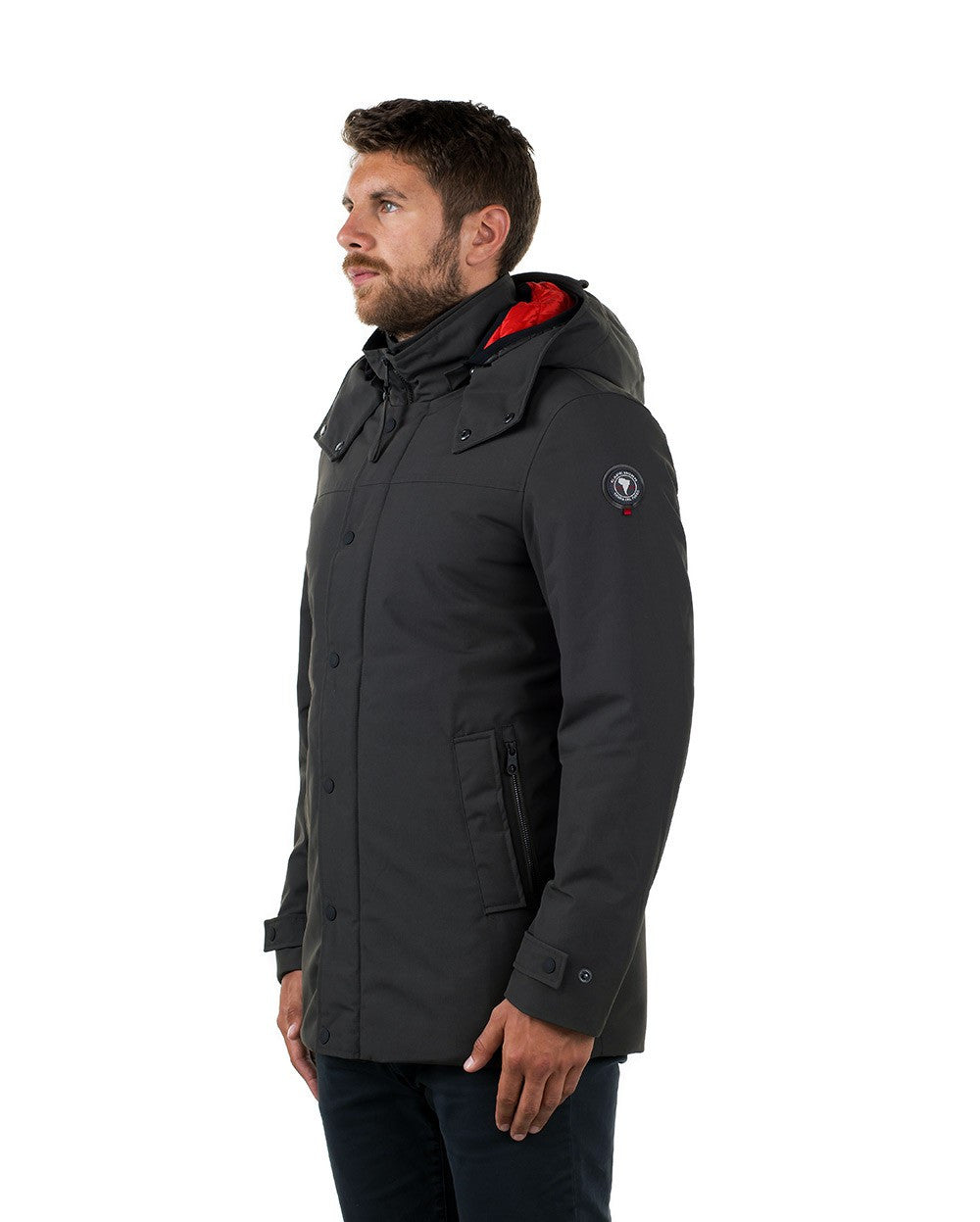 Cape Horn Storm Herren Winterjacke, schwarz